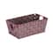 Simplify Lurex Striped Woven Storage Bin
